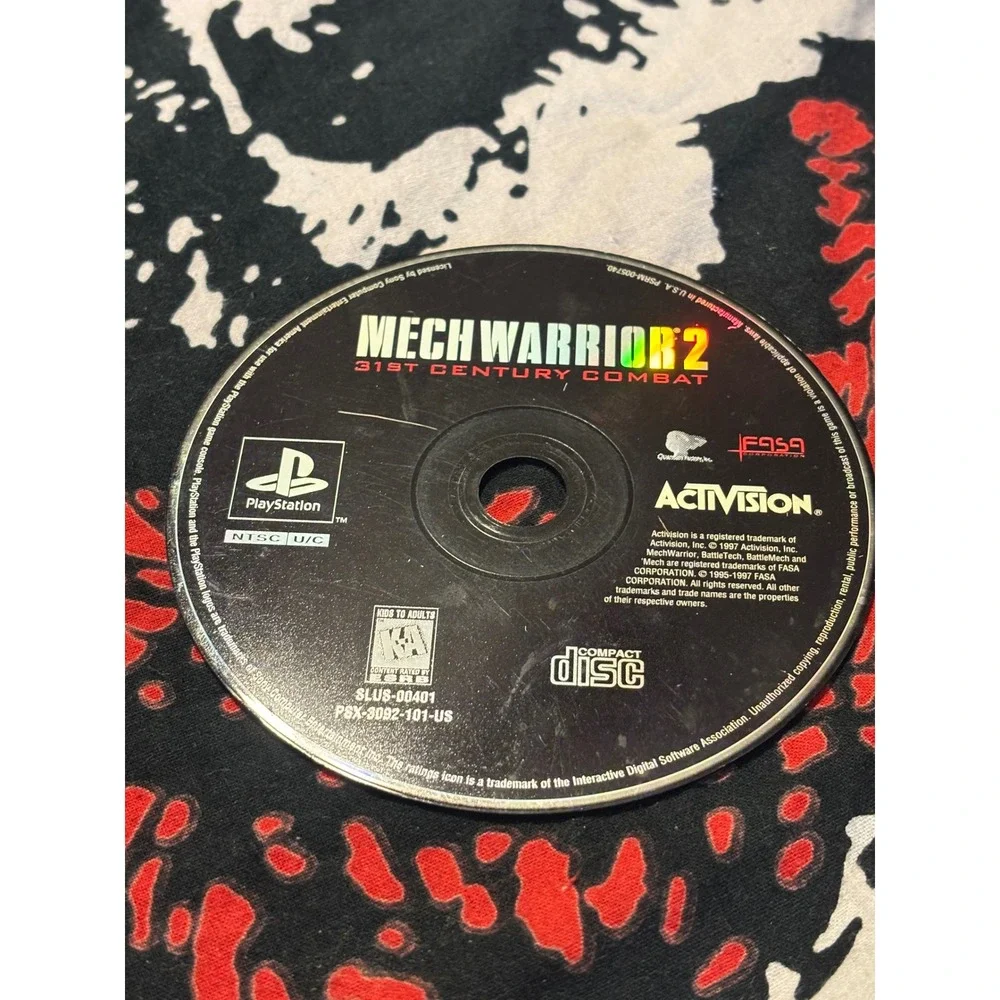 MechWarrior 2 31st Century Combat Sony PlayStation PS1 SLUS-00401 Disc Only